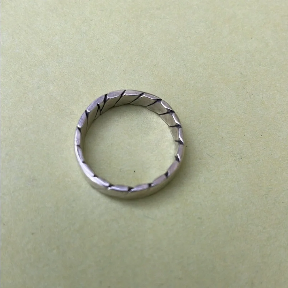 Vintage Sterling Silver Braided Ring